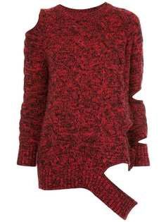 Zoe Jordan трикотажный свитер с вырезной деталью