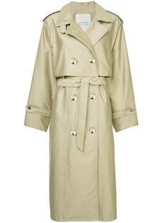 Walk Of Shame двубортный тренч с поясом