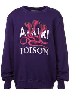 Amiri трикотажный свитер Poison