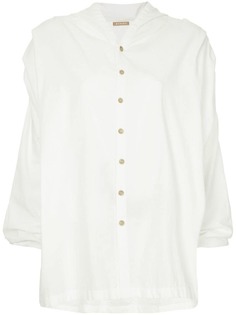 Nehera блузка со складками на плечах