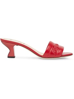 Fendi мюли с тиснеными логотипами