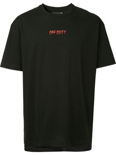Off Duty футболка с логотипом