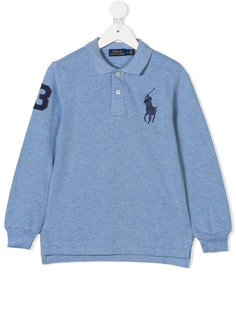 Ralph Lauren Kids рубашка-поло с длинными рукавами