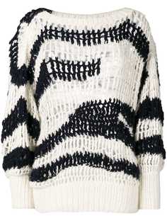 Sonia Rykiel джемпер с сетчатым эффектом