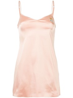 Moschino атласное платье-сорочка
