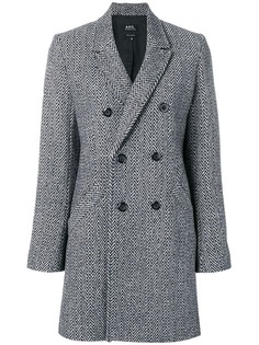 A.P.C. приталенное пальто
