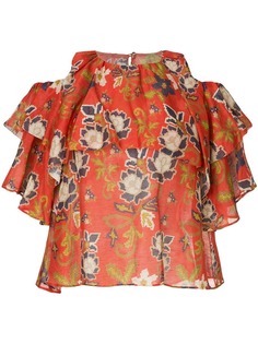 Muller Of Yoshiokubo блузка с отделкой лентой