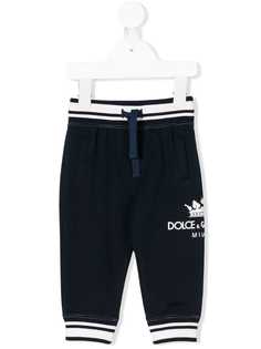 Dolce & Gabbana Kids спортивные брюки со шнурком на талии