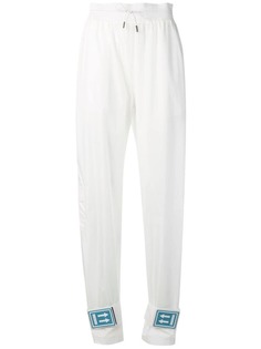 Off-White спортивные брюки с завышенной талией