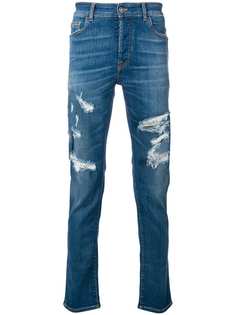Marcelo Burlon County Of Milan джинсы кроя слим с рваными деталями
