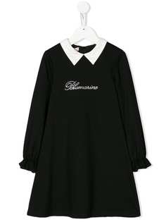 Miss Blumarine платье с заостренным воротником