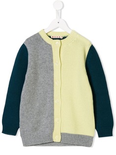 Marni Kids кардиган дизайна "колор-блок"