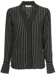 FRAME полосатая блузка с панелями в горох