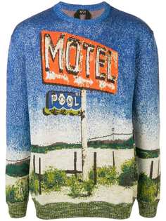 Nº21 свитер с принтом