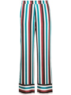 Asceno прямые брюки в полоску