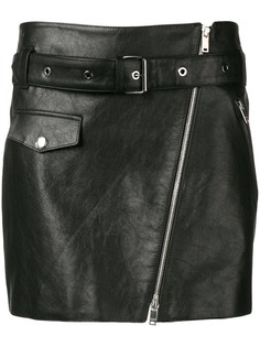 Sonia Rykiel кожаная мини-юбка