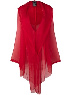 Ann Demeulemeester короткое прозрачное платье