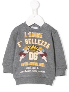 Dolce & Gabbana Kids толстовка с логотипом