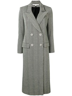 Veronica Beard двубортное пальто в елочку