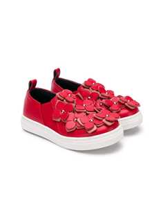 Marni Kids flower appliqué sneakers
