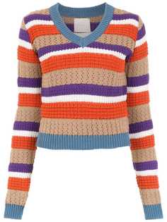 Framed Nkit knitted top