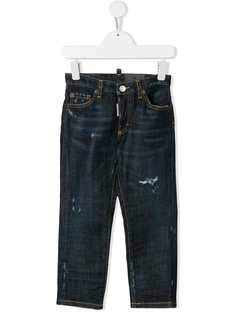 Dsquared2 Kids джинсы с эффектом потертости