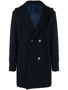 Daniele Alessandrini двубортное пальто с капюшоном
