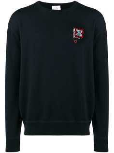 Salvatore Ferragamo джемпер с заплаткой Gancio