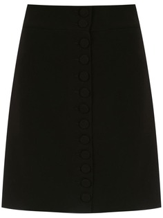Nk Collection buttoned a-line skirt