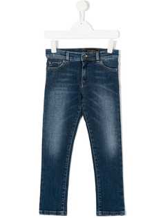 Dolce & Gabbana Kids джинсы с выцветшим эффектом