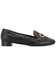 Salvatore Ferragamo стеганые мокасины Gancini