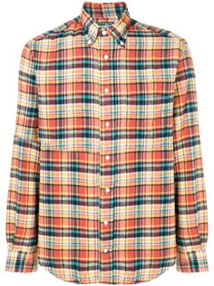 Gitman Vintage фланелевая клетчатая рубашка