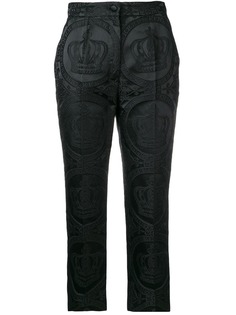 Dolce & Gabbana укороченные брюки с логотипом