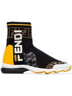 Fendi кроссовки с носочной вставкой Fila Rocko