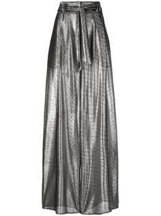 Christopher Kane брюки из сетки с отблеском