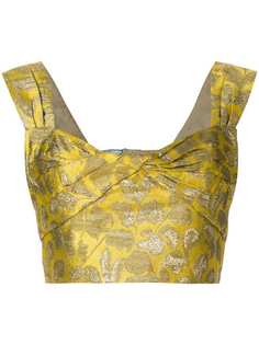 Prada укороченный топ