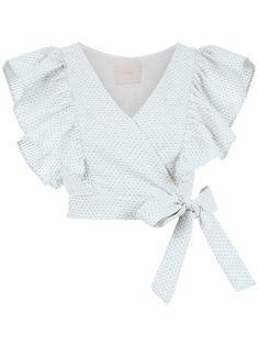Framed Candy Crush cropped top
