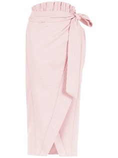 Framed Candy Crush midi skirt