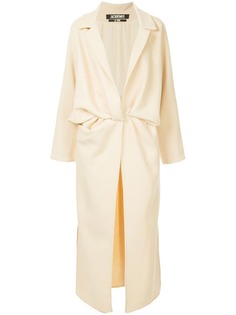 Jacquemus длинное пальто с запахом