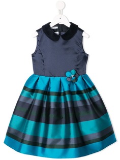 Familiar striped skirt sleeveless dress