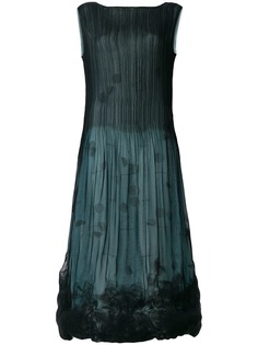 Issey Miyake Vintage плиссированное платье без рукавов со сборками