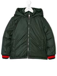 Gucci Kids пуховик с капюшоном