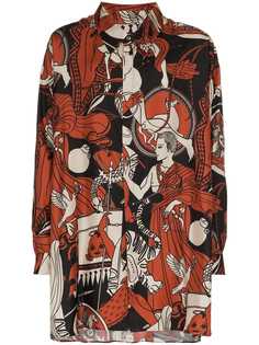 Edward Crutchley рубашка с принтом