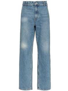 Ader Error прямые джинсы с потертостями