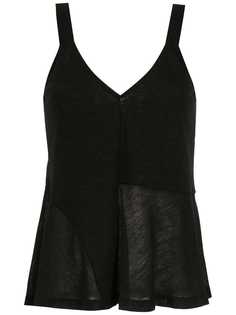 Alcaçuz panelled Gislaine blouse