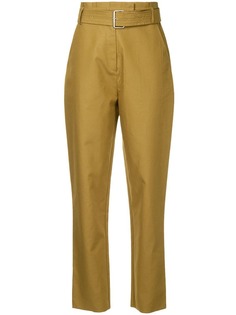 C&M брюки с завышенной талией сборного дизайна