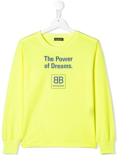 Balenciaga Kids футболка The Power of Dreams