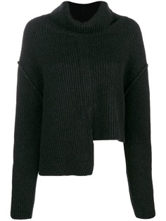 Isabel Benenato асимметричный топ с высоким воротом