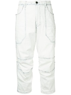 Yohji Yamamoto Vintage укороченные джинсы кроя слим