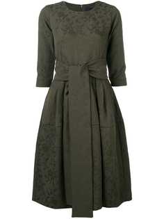 Samantha Sung расклешенное платье миди с поясом